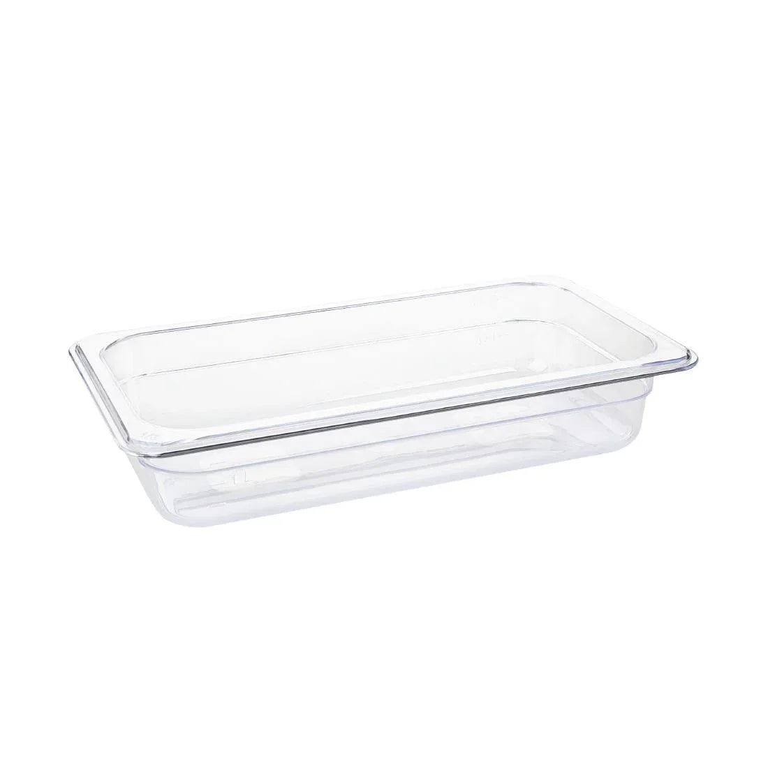 U232 Vogue Polycarbonate 1/3 Gastronorm Container 65mm Clear