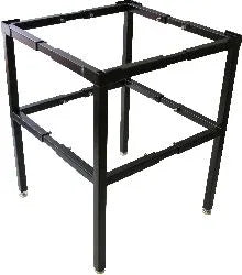 Universal Adjustable Machine Stand Black Tall - JD Catering Equipment Solutions Ltd
