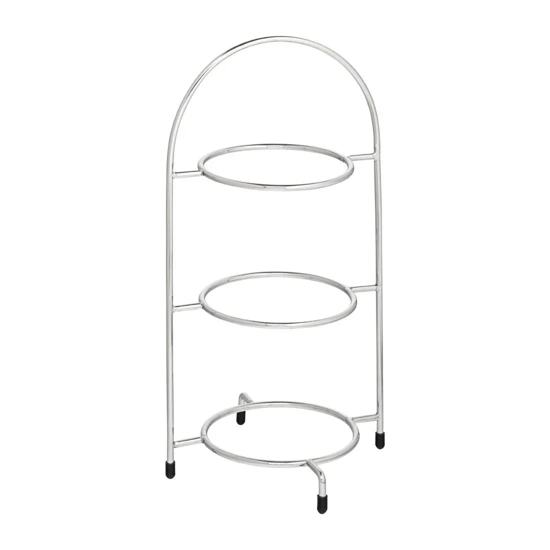 DY296 Utopia Chrome Three Tier Cake Stand 200mm - JD Catering Equipment Solutions Ltd