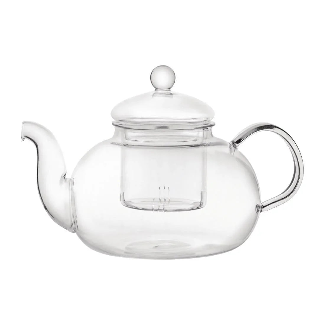 CN987 Utopia Long Island Glass Teapot 1Ltr (Pack of 6) - JD Catering Equipment Solutions Ltd