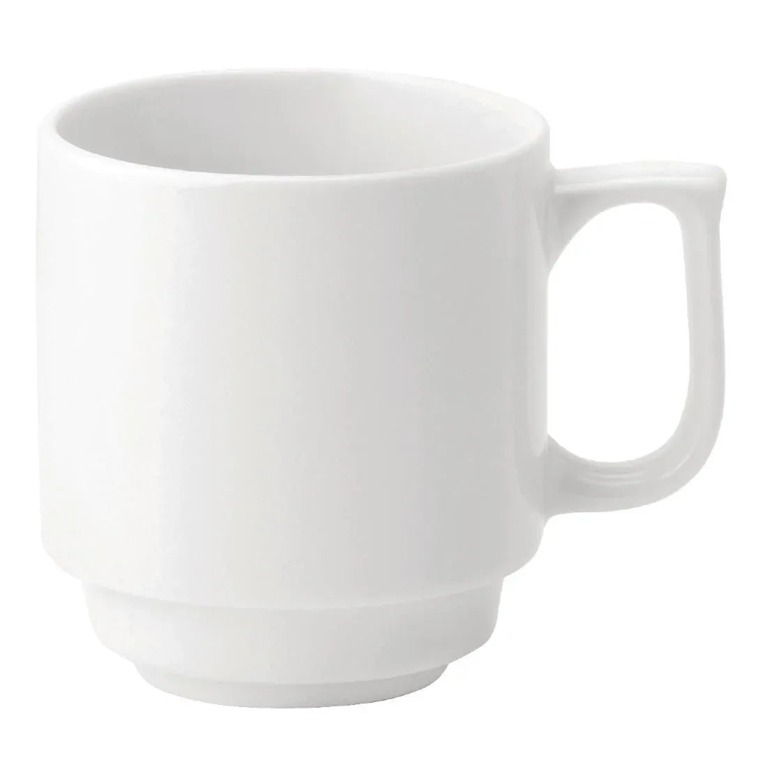DY336 Utopia Pure White Stacking Mugs 280ml (Pack of 36) - JD Catering Equipment Solutions Ltd