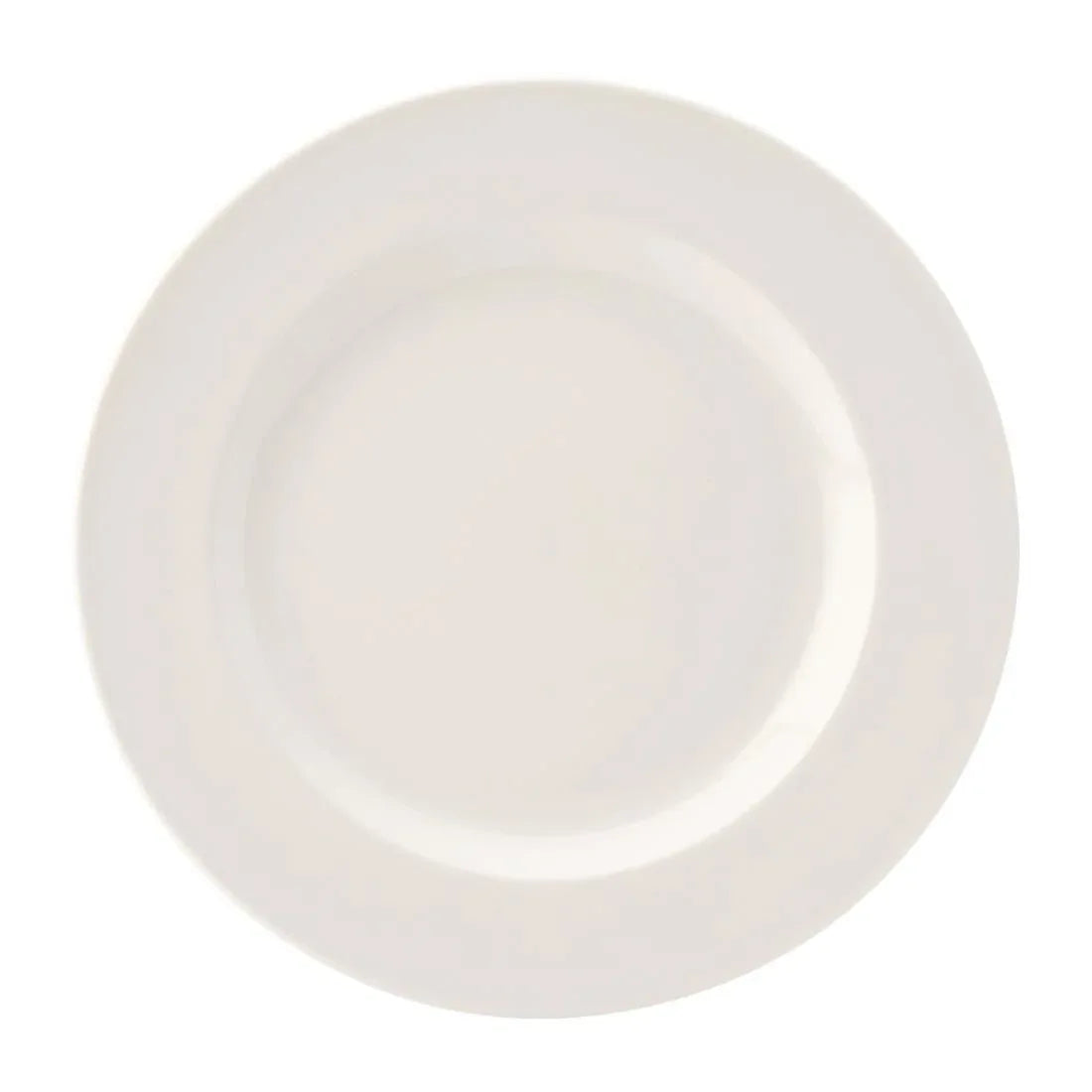 DY313 Utopia Pure White Wide Rim Plates 250mm (Pack of 24) - JD Catering Equipment Solutions Ltd