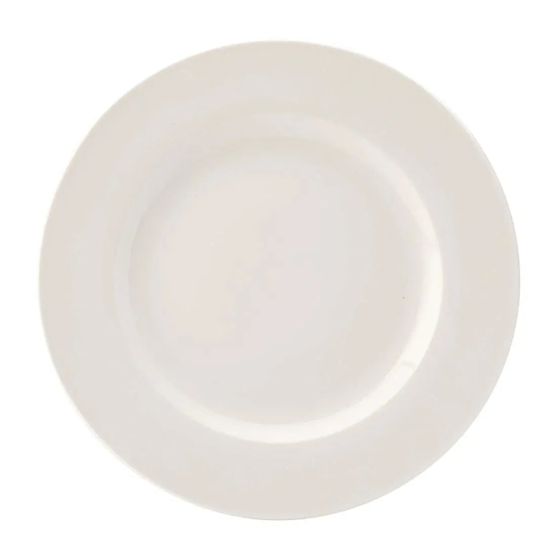 DY314 Utopia Pure White Wide Rim Plates 270mm (Pack of 18) - JD Catering Equipment Solutions Ltd