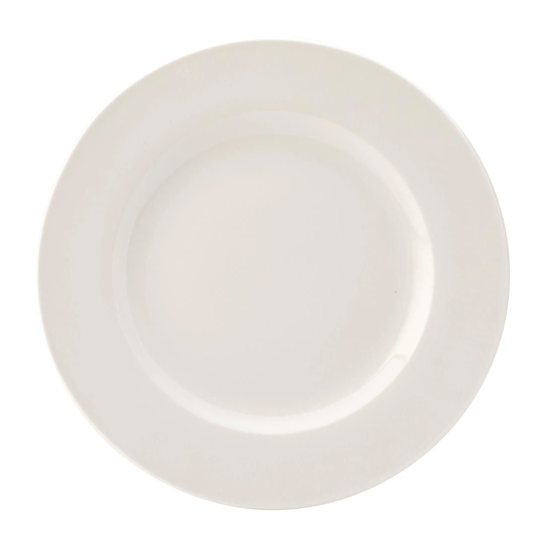 DY314 Utopia Pure White Wide Rim Plates 270mm (Pack of 18)