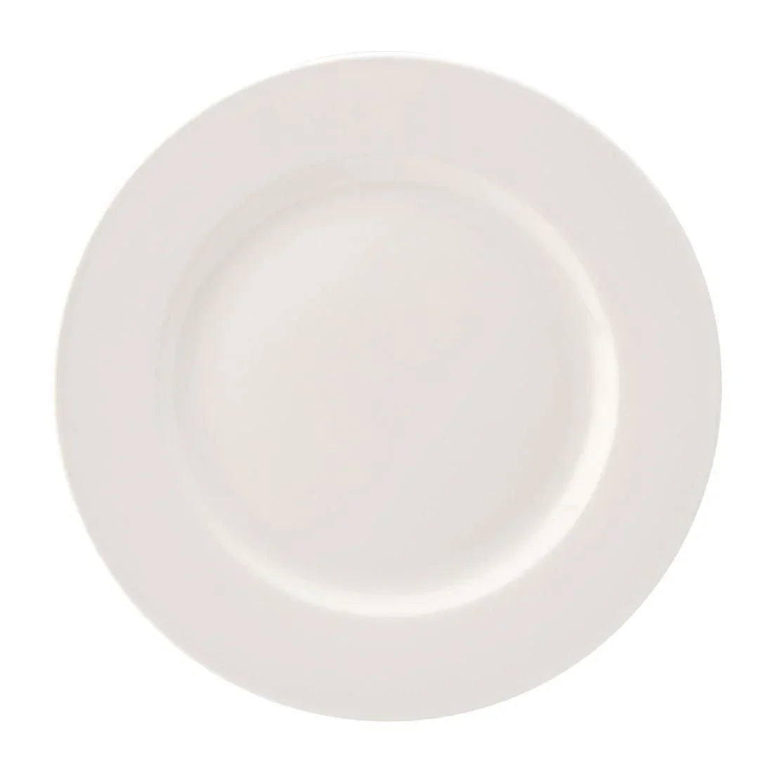 DY315 Utopia Pure White Wide Rim Plates 290mm (Pack of 18) - JD Catering Equipment Solutions Ltd