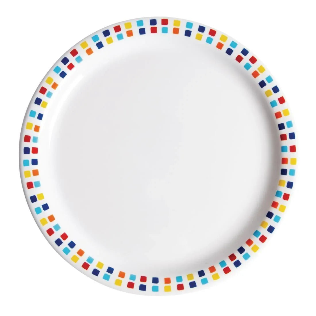 CE266 Utopia Spanish Tile Dinner Plates 230mm (Pack of 48) - JD Catering Equipment Solutions Ltd