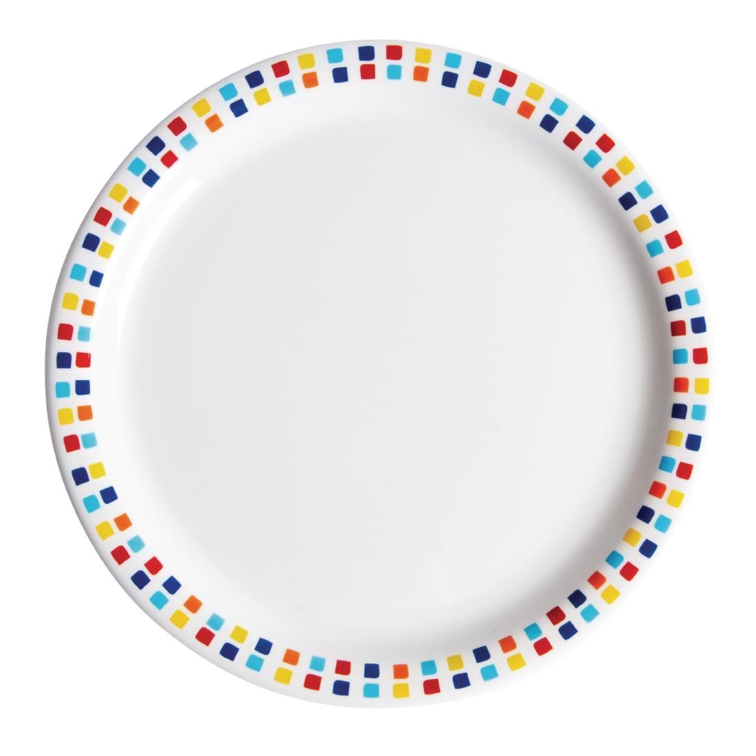 Utopia Spanish Tile Dinner Plates 230mm (Pack of 48)