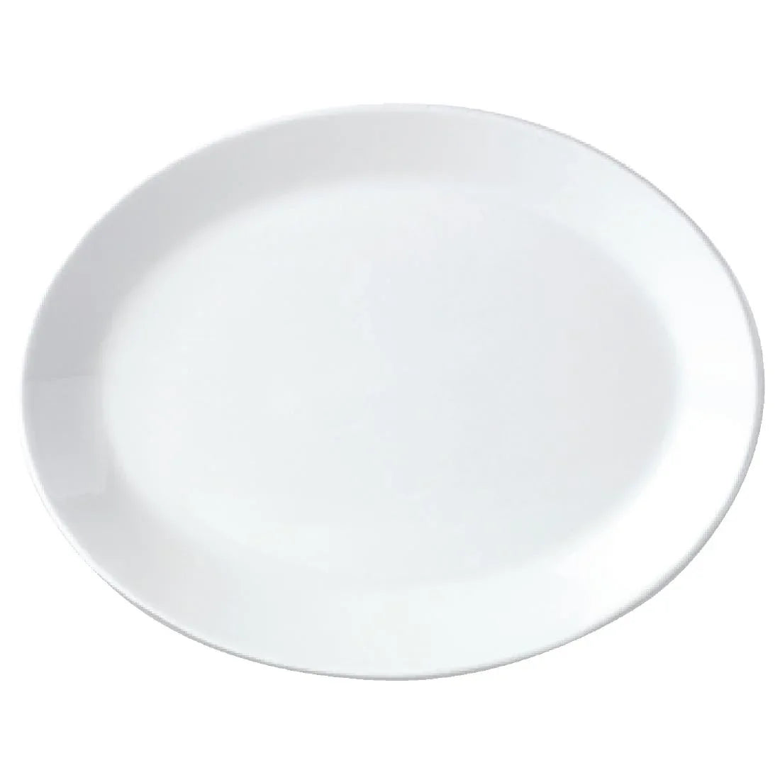 V0028 Steelite Simplicity White Oval Coupe Dishes 280mm (Pack of 12) - JD Catering Equipment Solutions Ltd