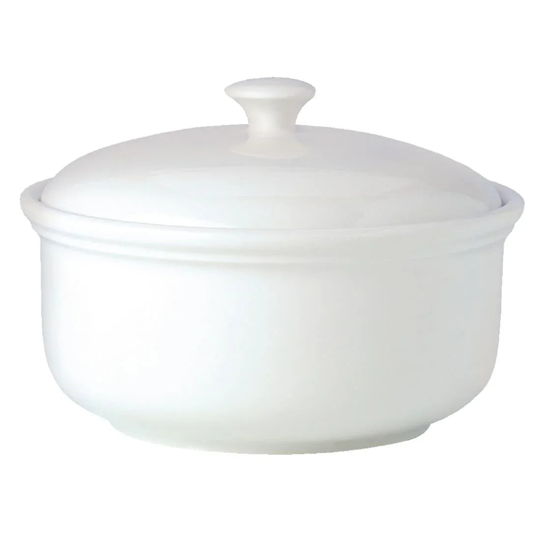 V0164 Steelite Simplicity Cookware Casserole Lids for 2Ltr Casseroles (Pack of 3) - JD Catering Equipment Solutions Ltd