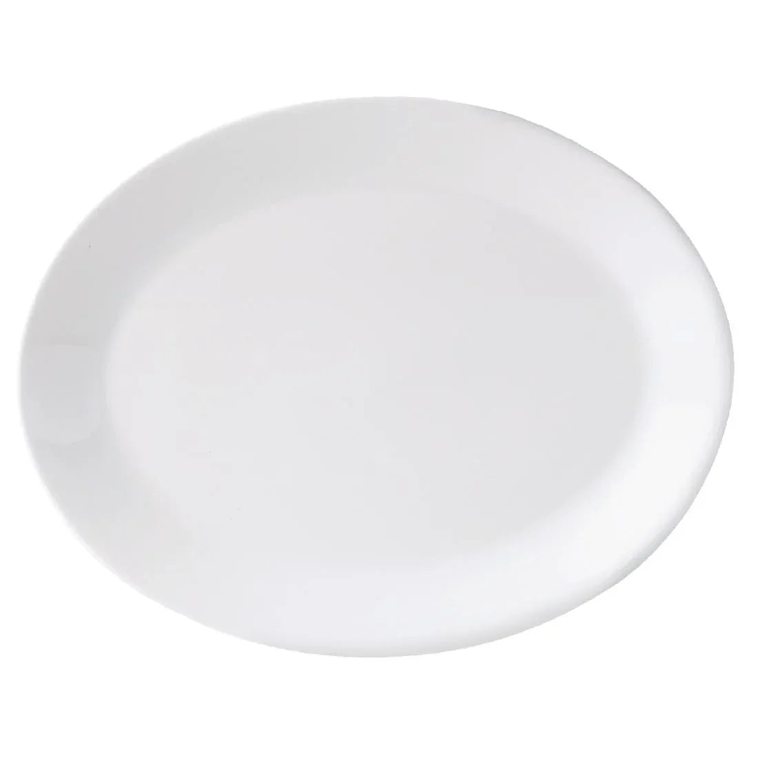 V6892 Steelite Monaco White Mandarin Oval Dishes 280mm (Pack of 12) - JD Catering Equipment Solutions Ltd