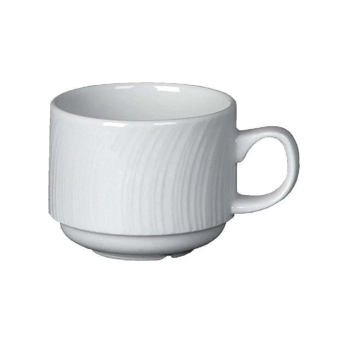 V7753 Steelite Spyro Stacking Cups 85ml (Pack of 12) - JD Catering Equipment Solutions Ltd