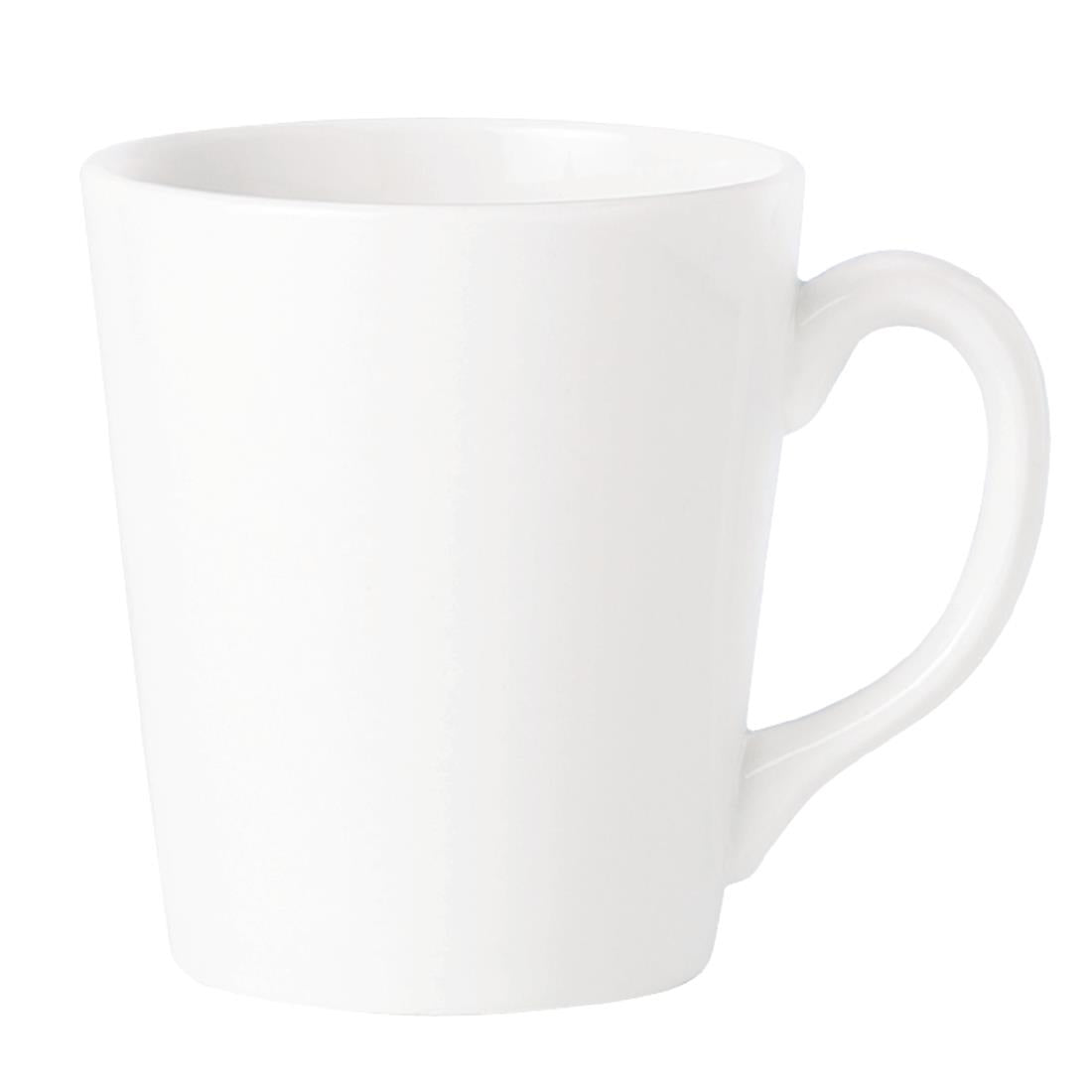 V9114 Steelite Simplicity White Coffeehouse Mugs 262ml (Pack of 36)