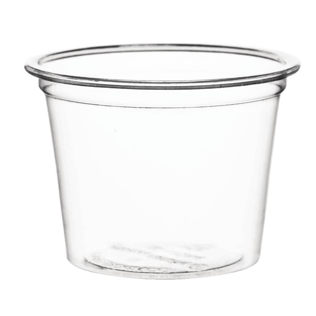 CL681 Vegware Compostable Cold Portion Pots 28ml / 1oz (Pack of 5000)