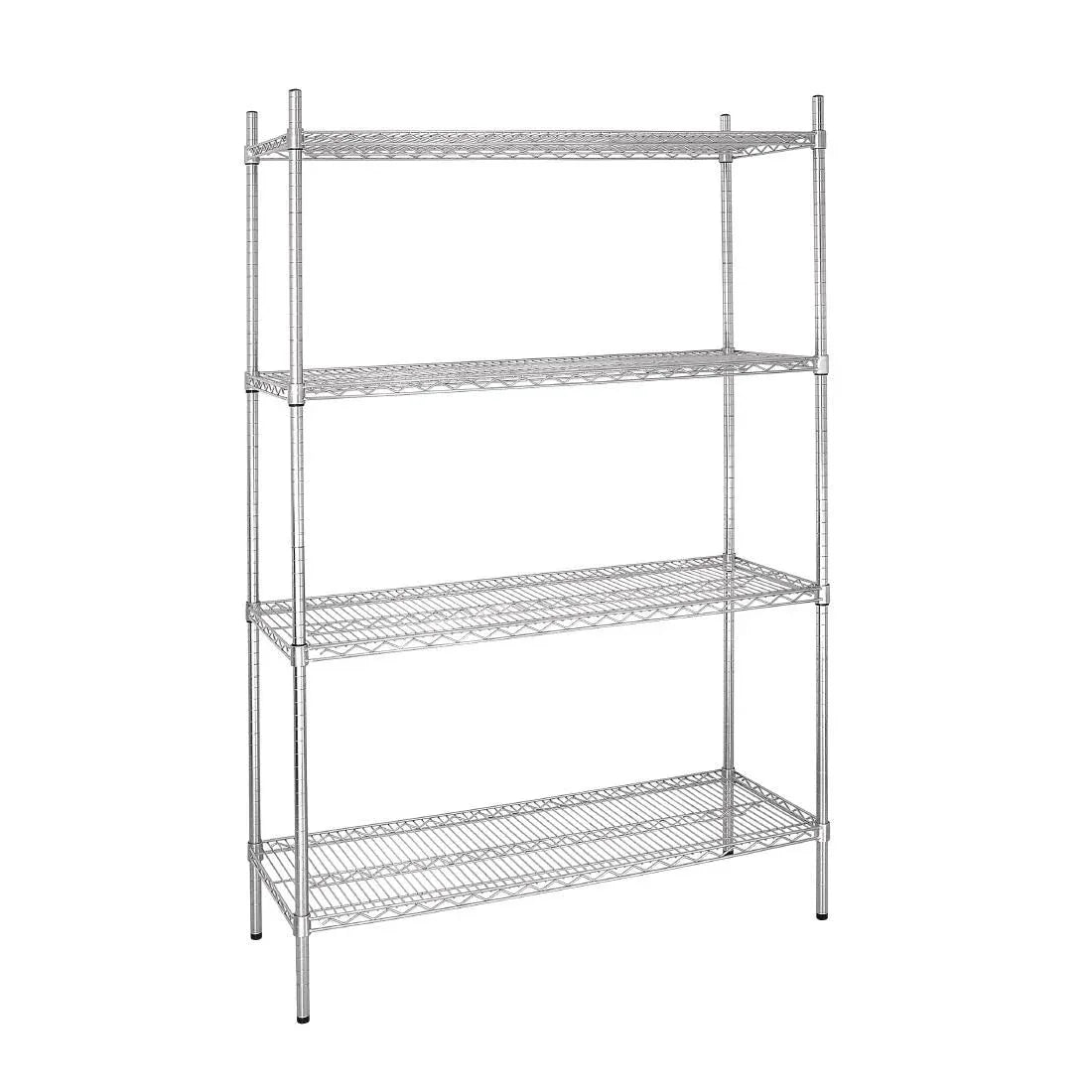 L928 Vogue 4 Tier Wire Shelving Kit 1220x460mm - JD Catering Equipment Solutions Ltd