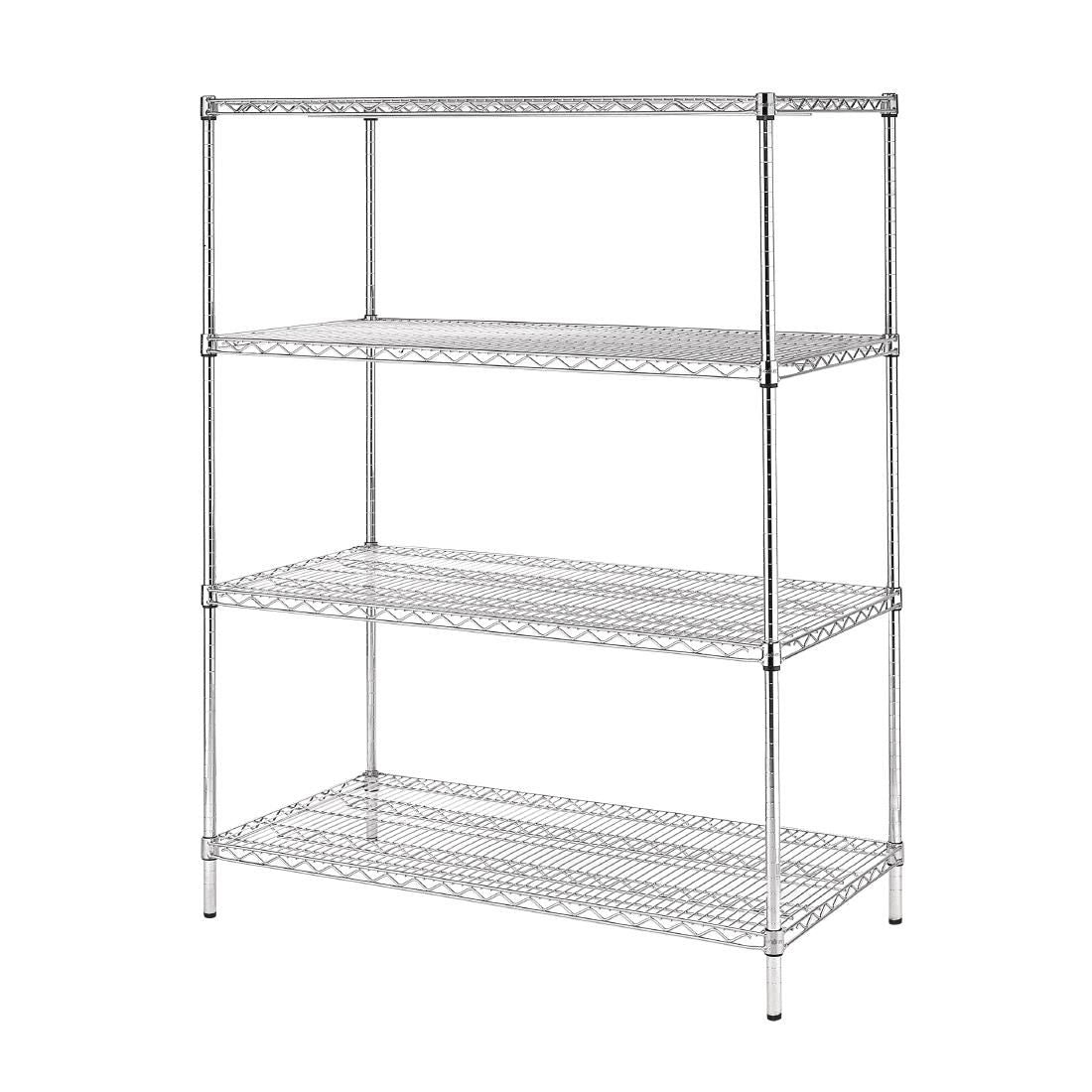 Vogue 4 Tier Wire Shelving Kit 1525x610mm