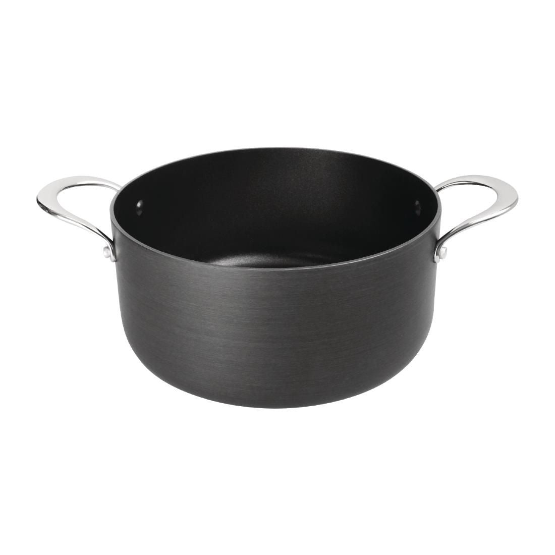 CN950 Vogue Anodised Aluminium Non Stick Casserole Pan 240mm