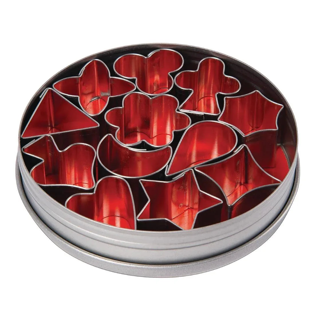 E002 Vogue Aspic Pastry Cutter Set Large (Pack of 12) - JD Catering Equipment Solutions Ltd