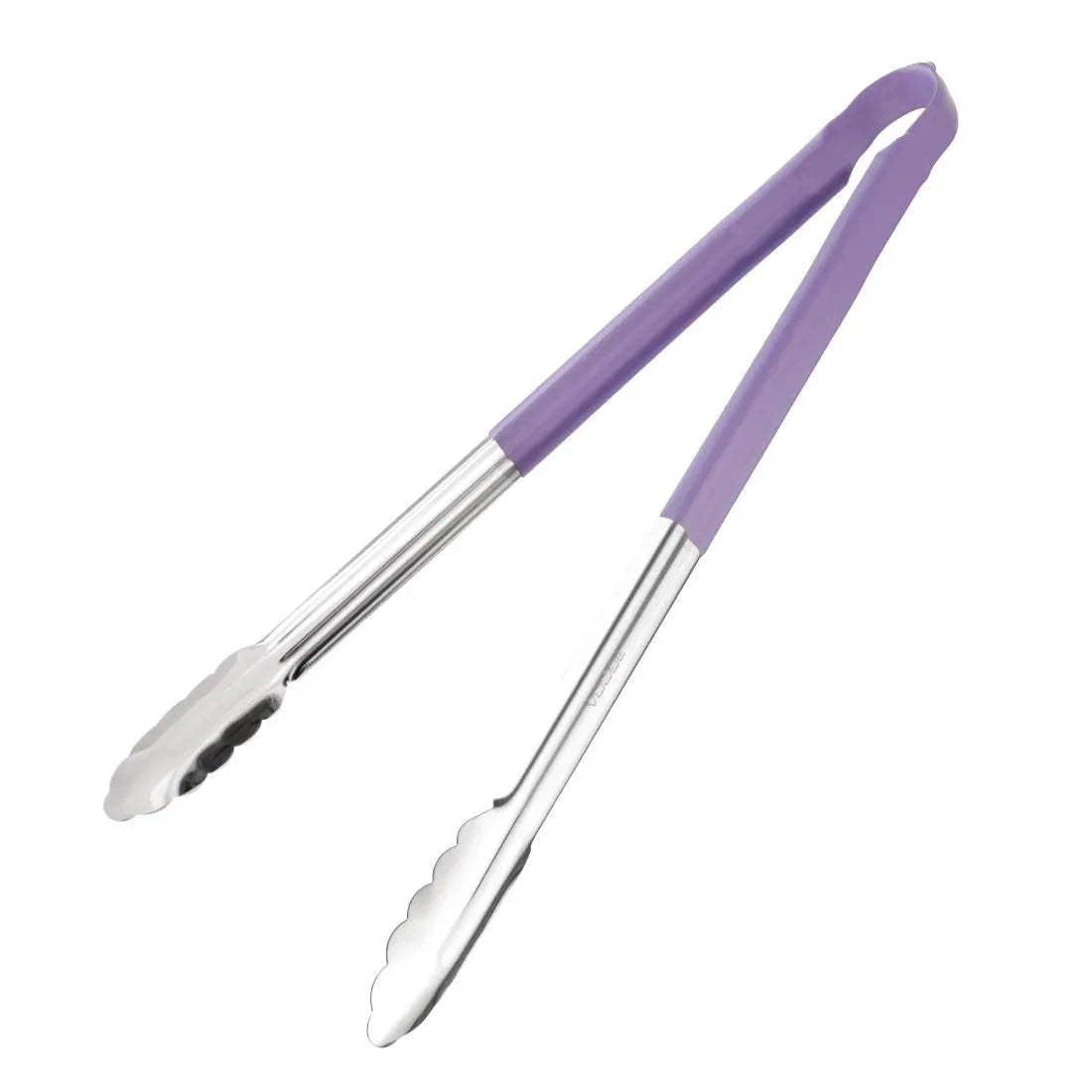 HC853 Vogue Colour Coded Serving Tong Purple 405mm - JD Catering Equipment Solutions Ltd