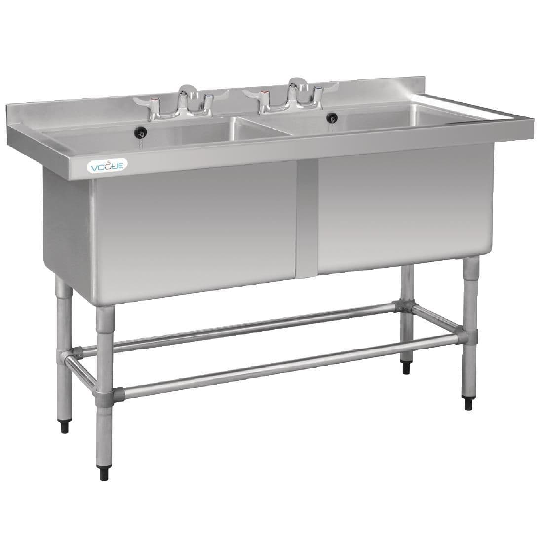 CF406 Vogue Double Deep Pot Sink