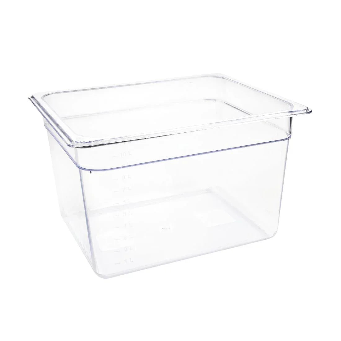U231 Vogue Polycarbonate 1/2 Gastronorm Container 200mm Clear - JD Catering Equipment Solutions Ltd