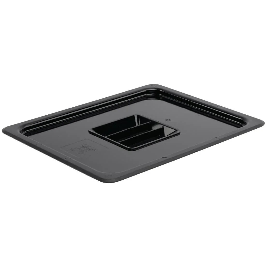 U475 Vogue Polycarbonate 1/2 Gastronorm Lid Black - JD Catering Equipment Solutions Ltd