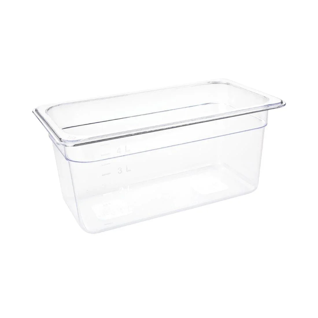 U234 Vogue Polycarbonate 1/3 Gastronorm Container 150mm Clear - JD Catering Equipment Solutions Ltd