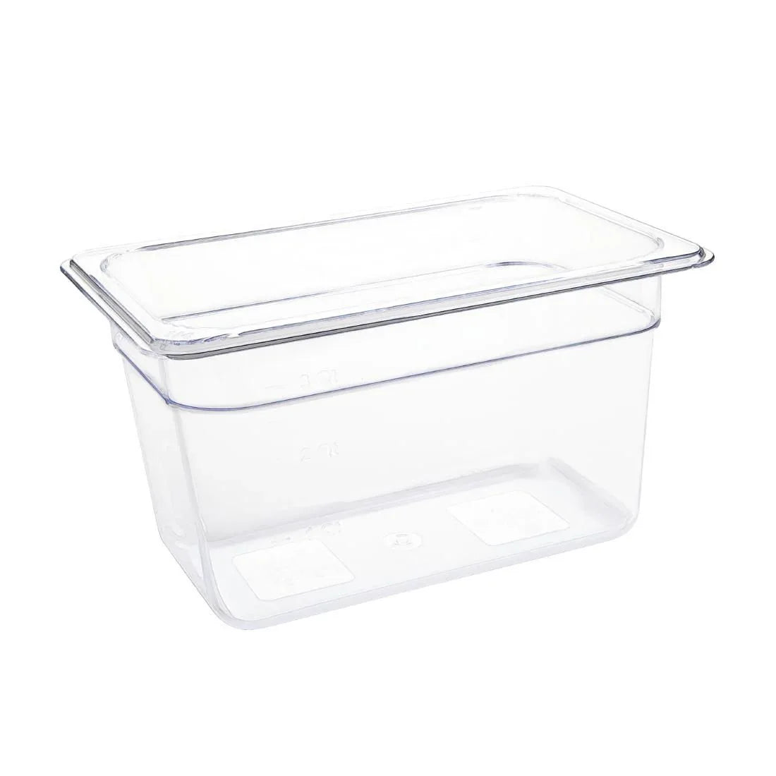 U238 Vogue Polycarbonate 1/4 Gastronorm Container 150mm Clear - JD Catering Equipment Solutions Ltd