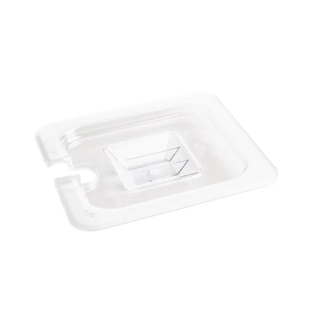 U254 Vogue Polycarbonate 1/6 Gastronorm Lid Notched - JD Catering Equipment Solutions Ltd