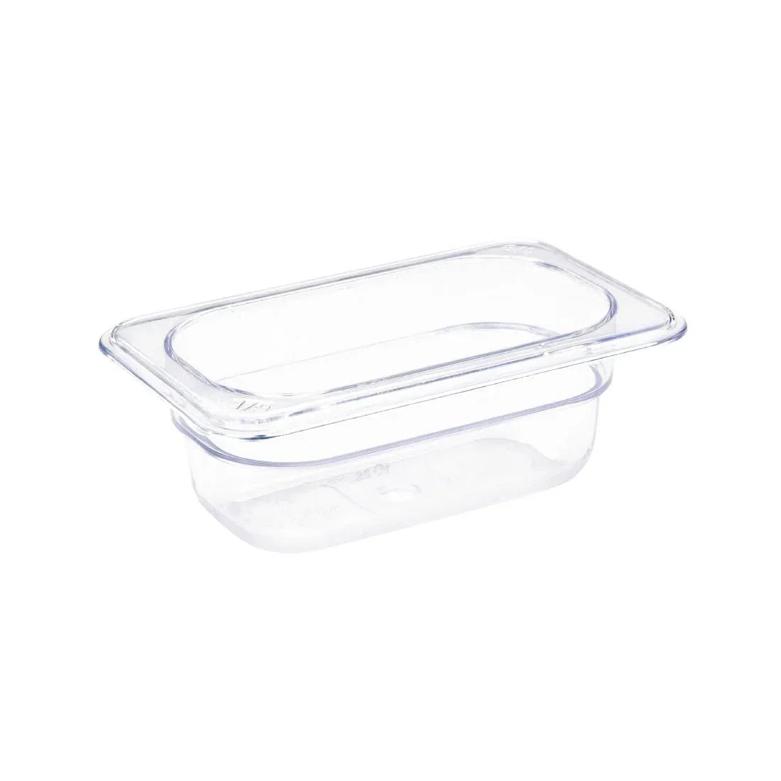 U242 Vogue Polycarbonate 1/9 Gastronorm Container 65mm Clear - JD Catering Equipment Solutions Ltd