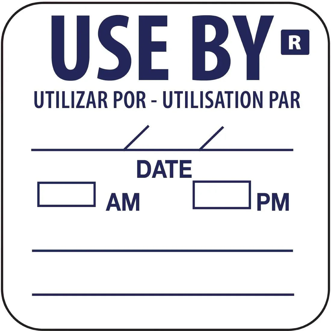 E150 Vogue Removable Use By Labels (Pack of 1000) - JD Catering Equipment Solutions Ltd