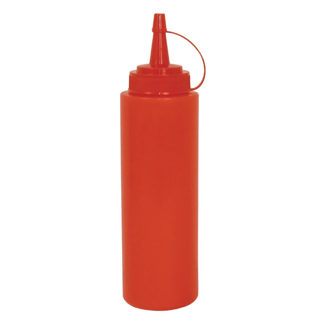 K093 Vogue Red Squeeze Sauce Bottle 12oz
