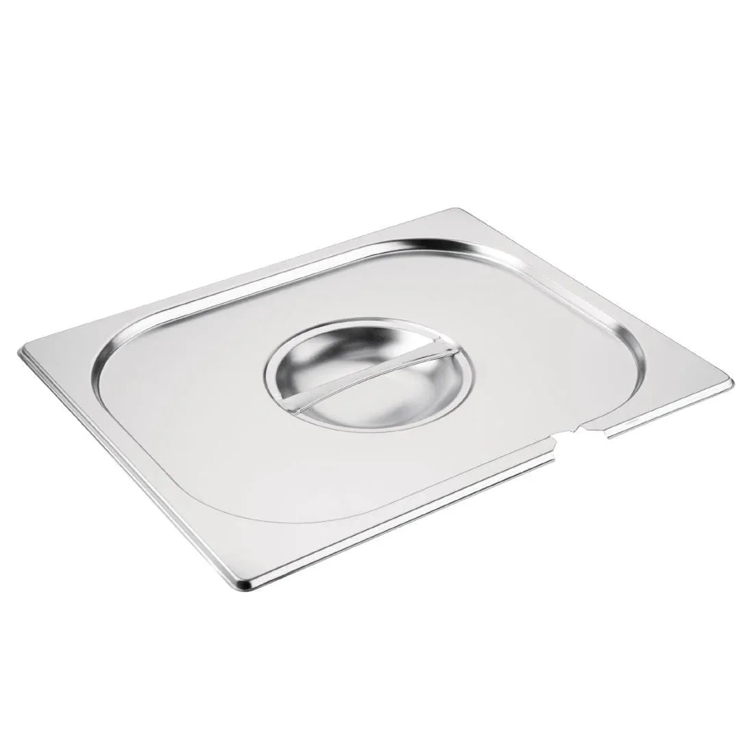 CB171 Vogue Stainless Steel 1/2 Gastronorm Notched Lid - JD Catering Equipment Solutions Ltd