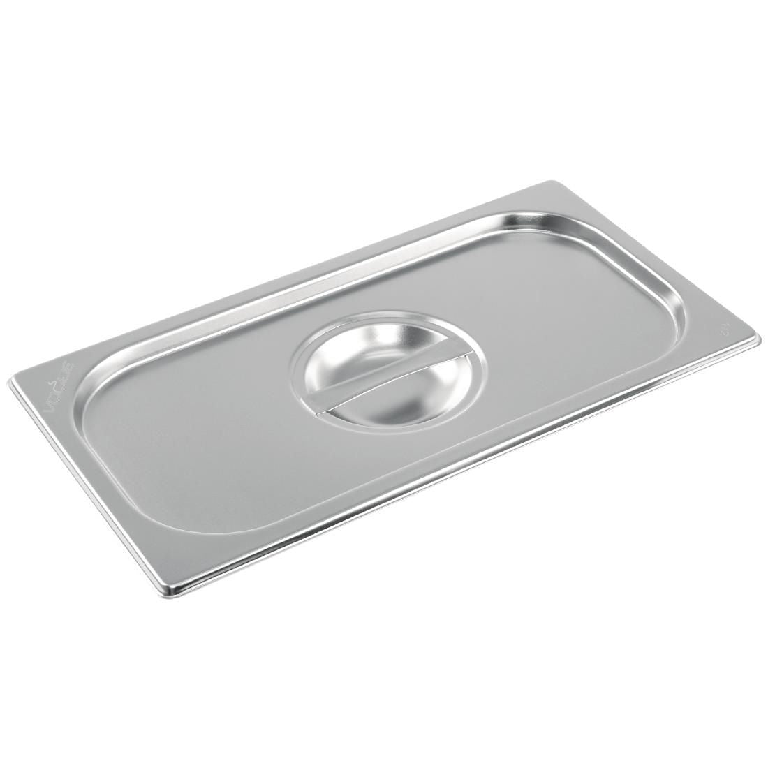 K969 Vogue Stainless Steel 1/3 Gastronorm Lid