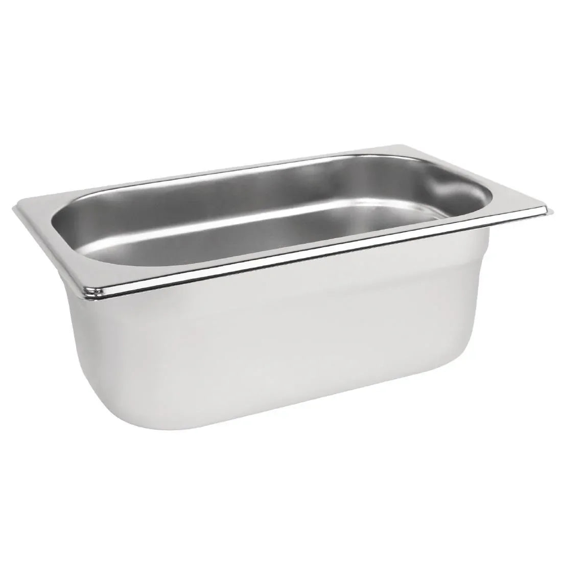 K819 Vogue Stainless Steel 1/4 Gastronorm Pan 100mm - JD Catering Equipment Solutions Ltd