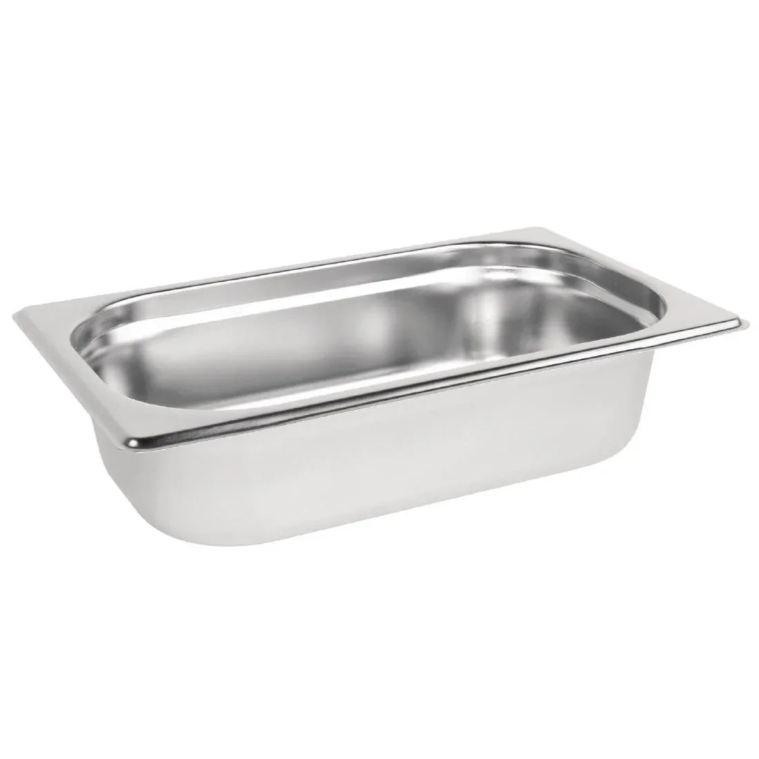 K818 Vogue Stainless Steel 1/4 Gastronorm Pan 65mm - JD Catering Equipment Solutions Ltd