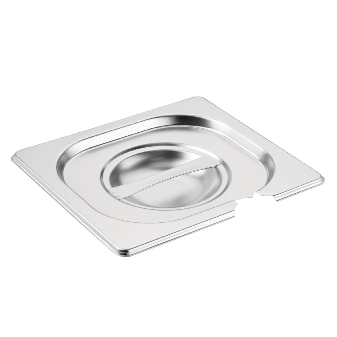 CB175 Vogue Stainless Steel 1/6 Gastronorm Notched Lid