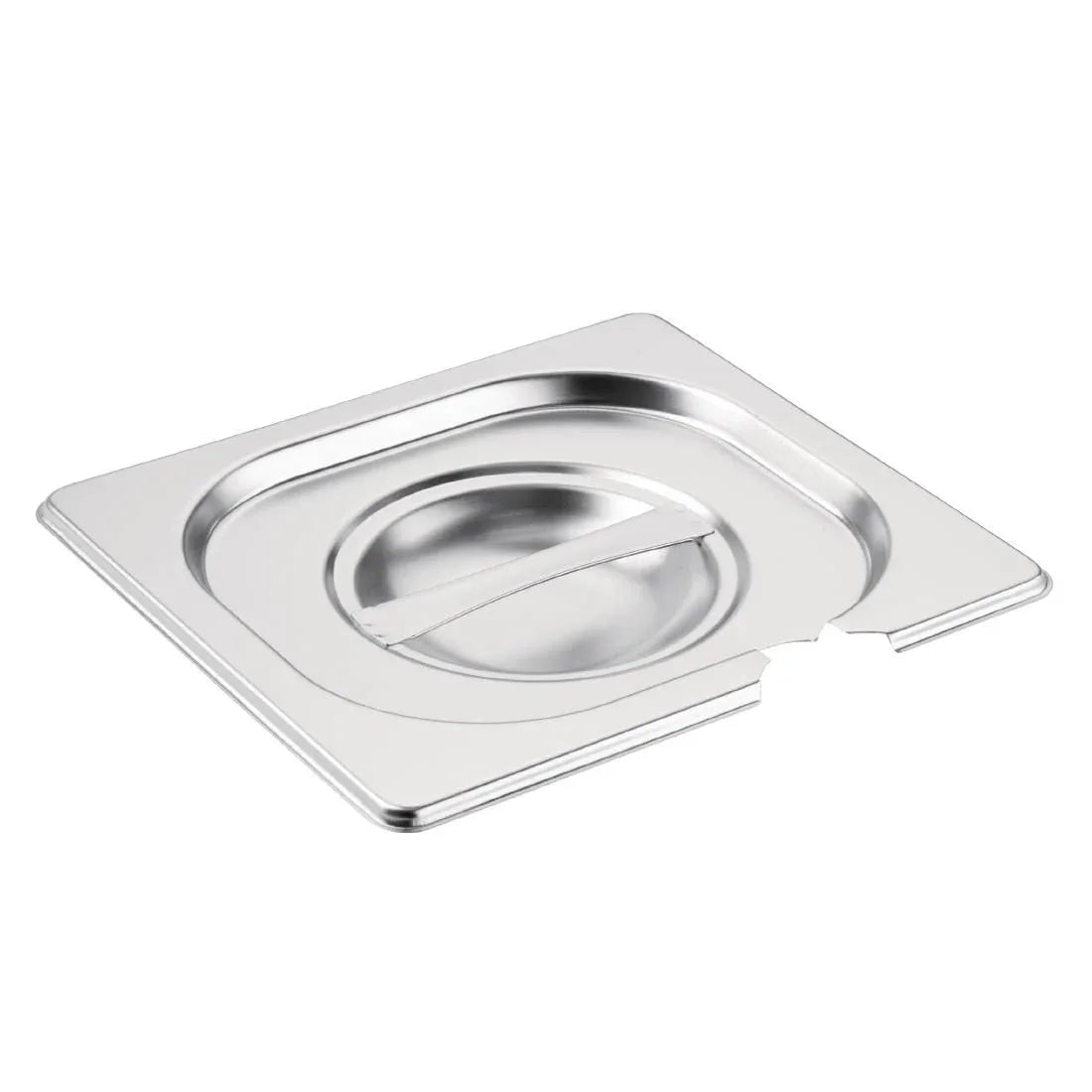 CB175 Vogue Stainless Steel 1/6 Gastronorm Notched Lid - JD Catering Equipment Solutions Ltd