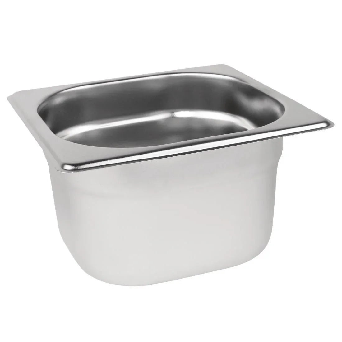 K991 Vogue Stainless Steel 1/6 Gastronorm Pan 100mm - JD Catering Equipment Solutions Ltd