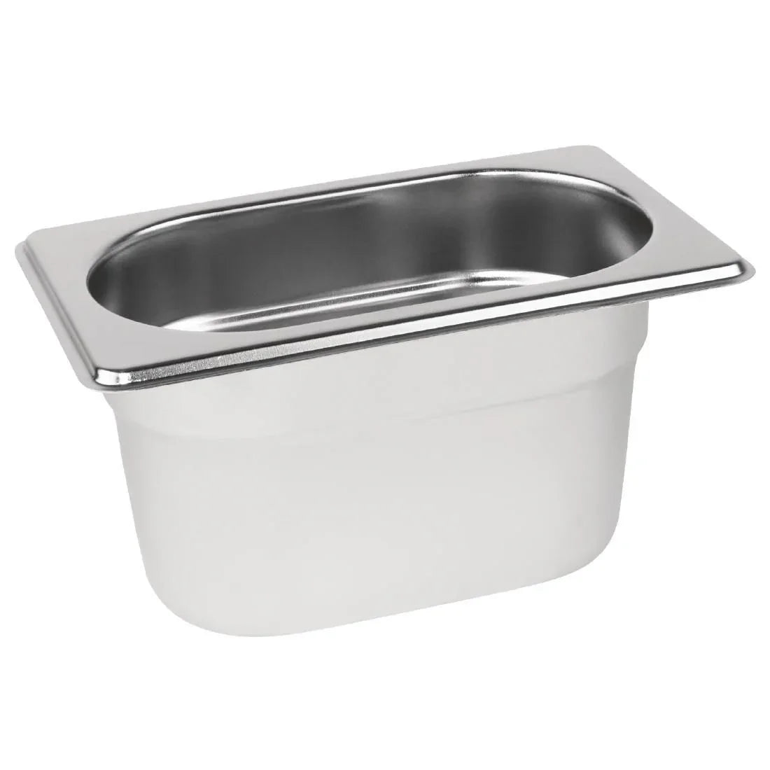 K825 Vogue Stainless Steel 1/9 Gastronorm Pan 100mm - JD Catering Equipment Solutions Ltd