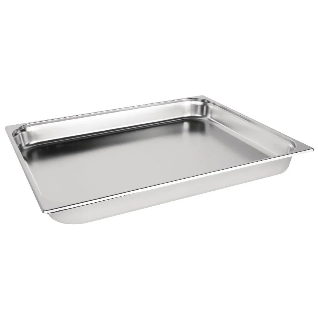 K802 Vogue Stainless Steel 2/1 Gastronorm Pan 65mm - JD Catering Equipment Solutions Ltd