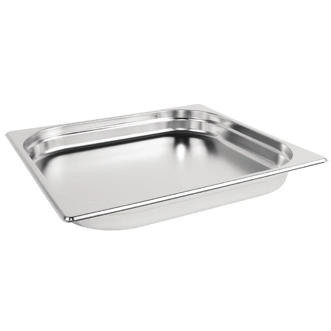 K810 Vogue Stainless Steel 2/3 Gastronorm Pan 40mm - JD Catering Equipment Solutions Ltd