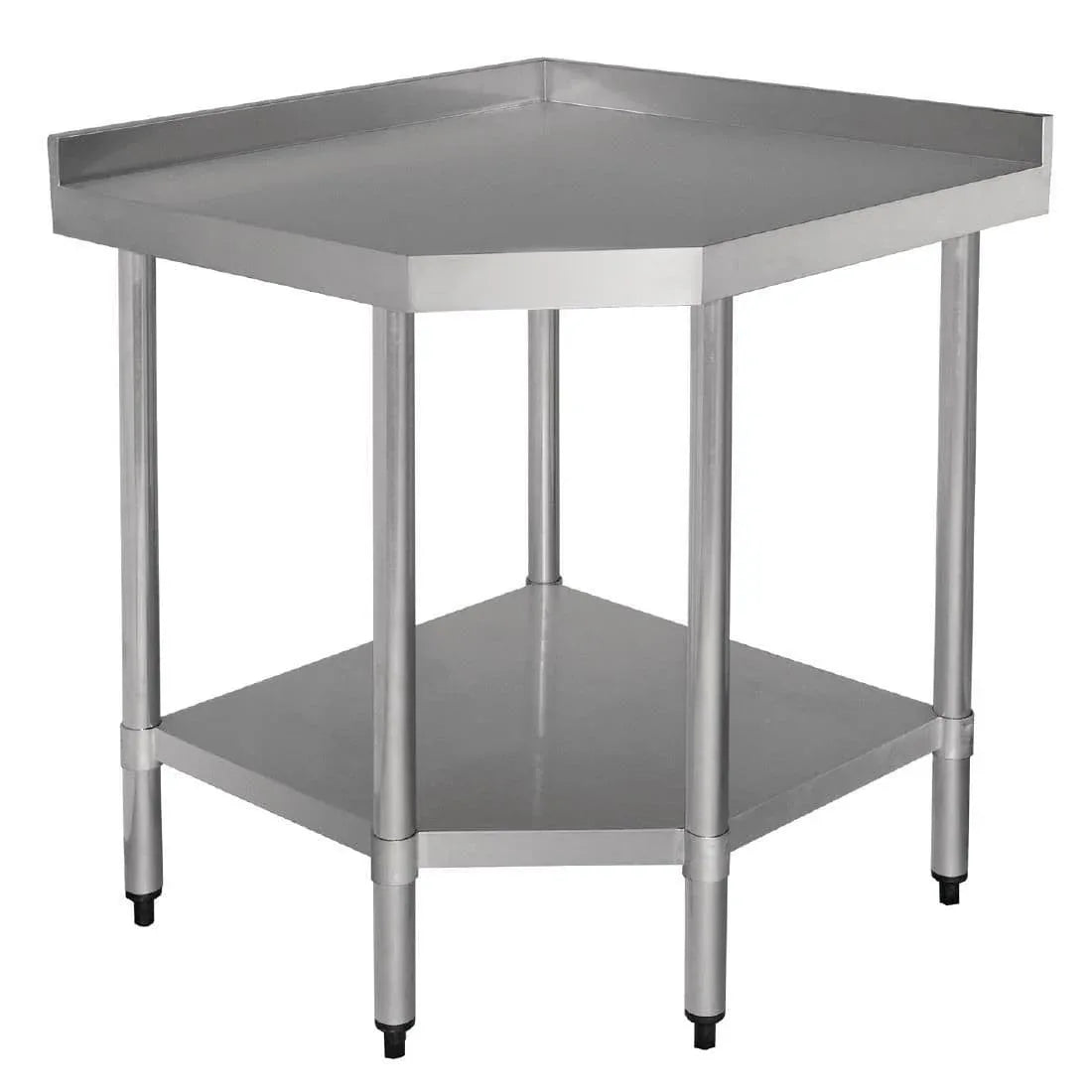 CB907 Vogue Stainless Steel Corner Table 600mm - JD Catering Equipment Solutions Ltd