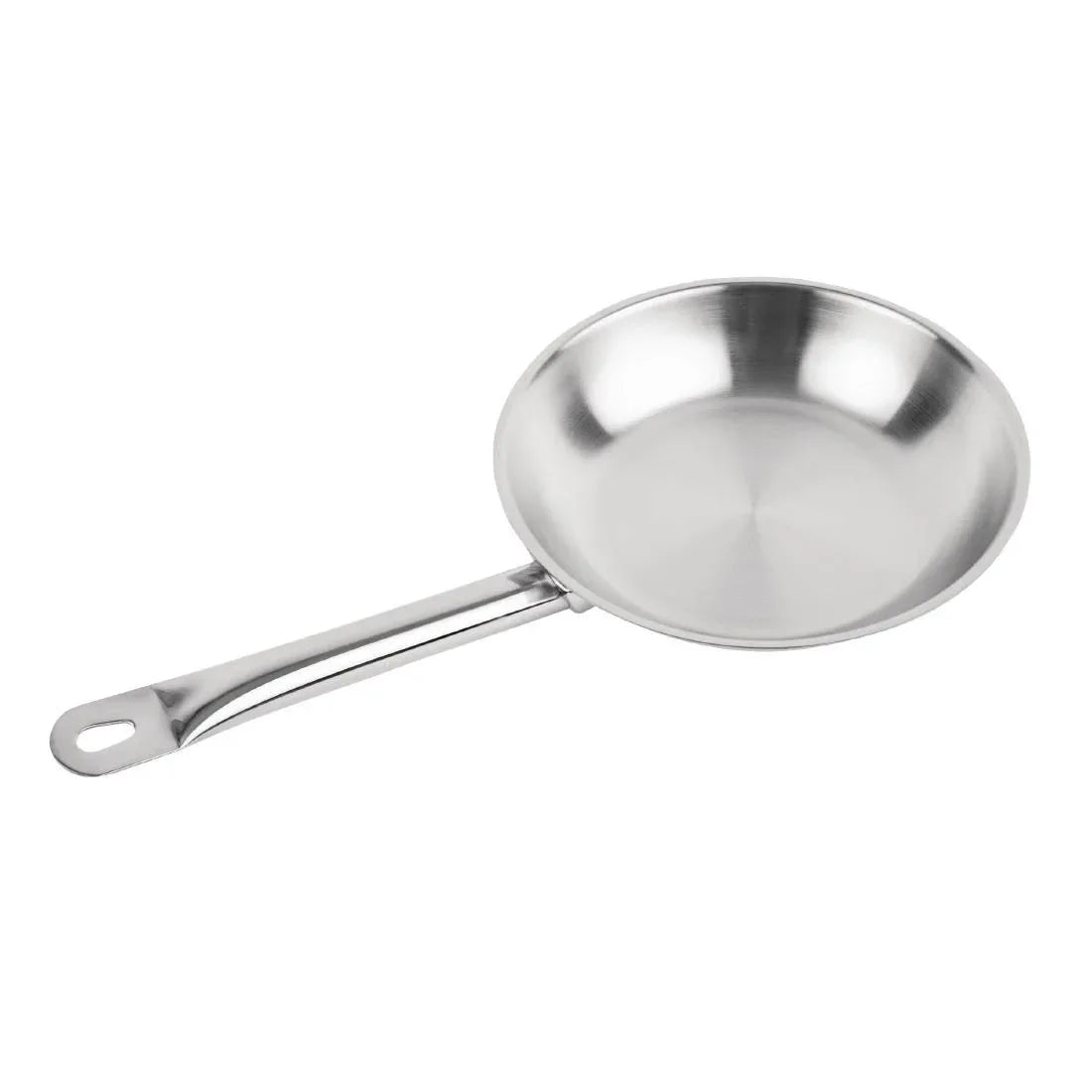 M924 Vogue Stainless Steel Induction Frying Pan 200mm - JD Catering Equipment Solutions Ltd