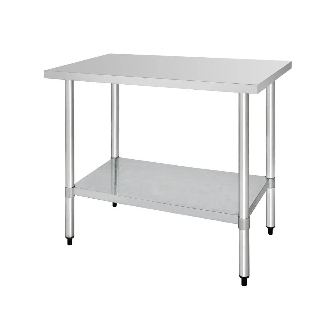 T376 Vogue Stainless Steel Prep Table 1200mm - JD Catering Equipment Solutions Ltd