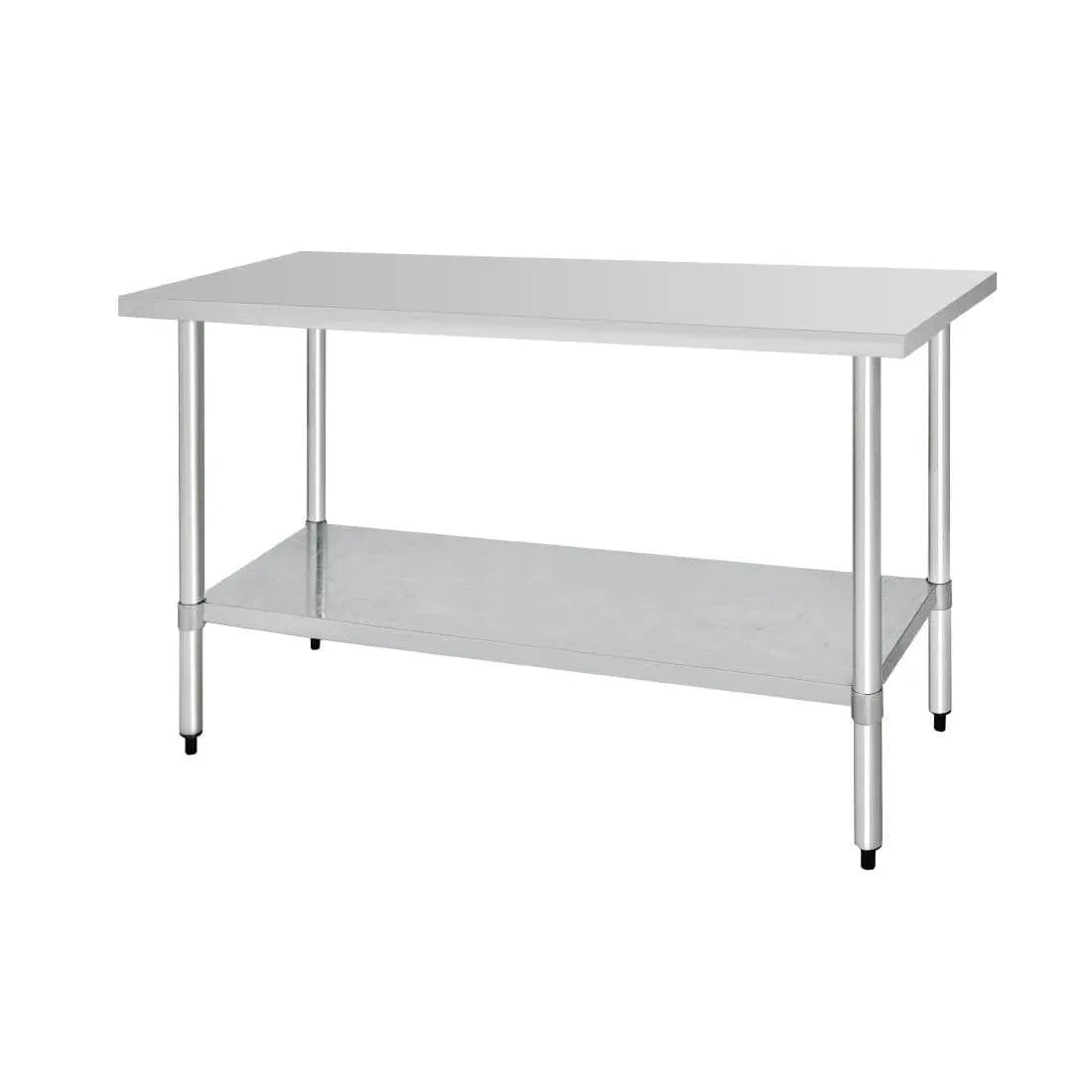 T378 Vogue Stainless Steel Prep Table 1800mm - JD Catering Equipment Solutions Ltd