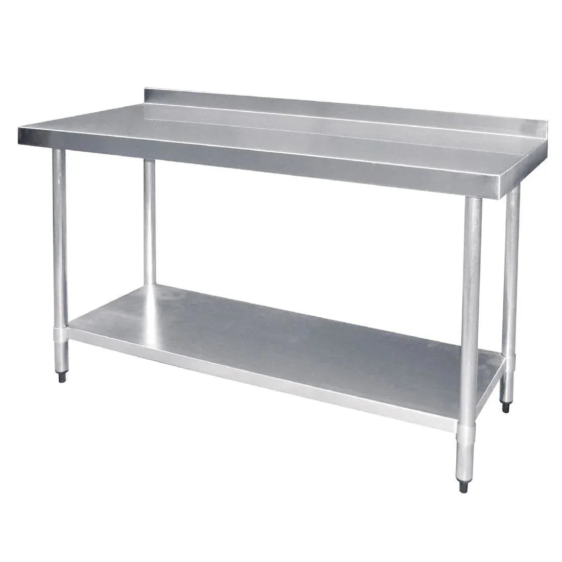 T382 Vogue Stainless Steel Prep Table with Upstand 1500mm - JD Catering Equipment Solutions Ltd