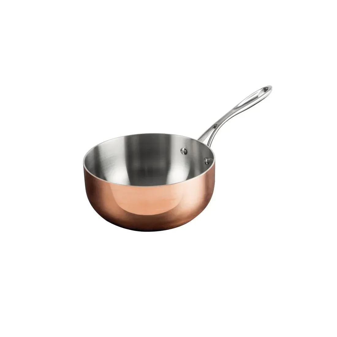 CM677 Vogue Tri Wall Copper Flared Saute Pan 200mm - JD Catering Equipment Solutions Ltd