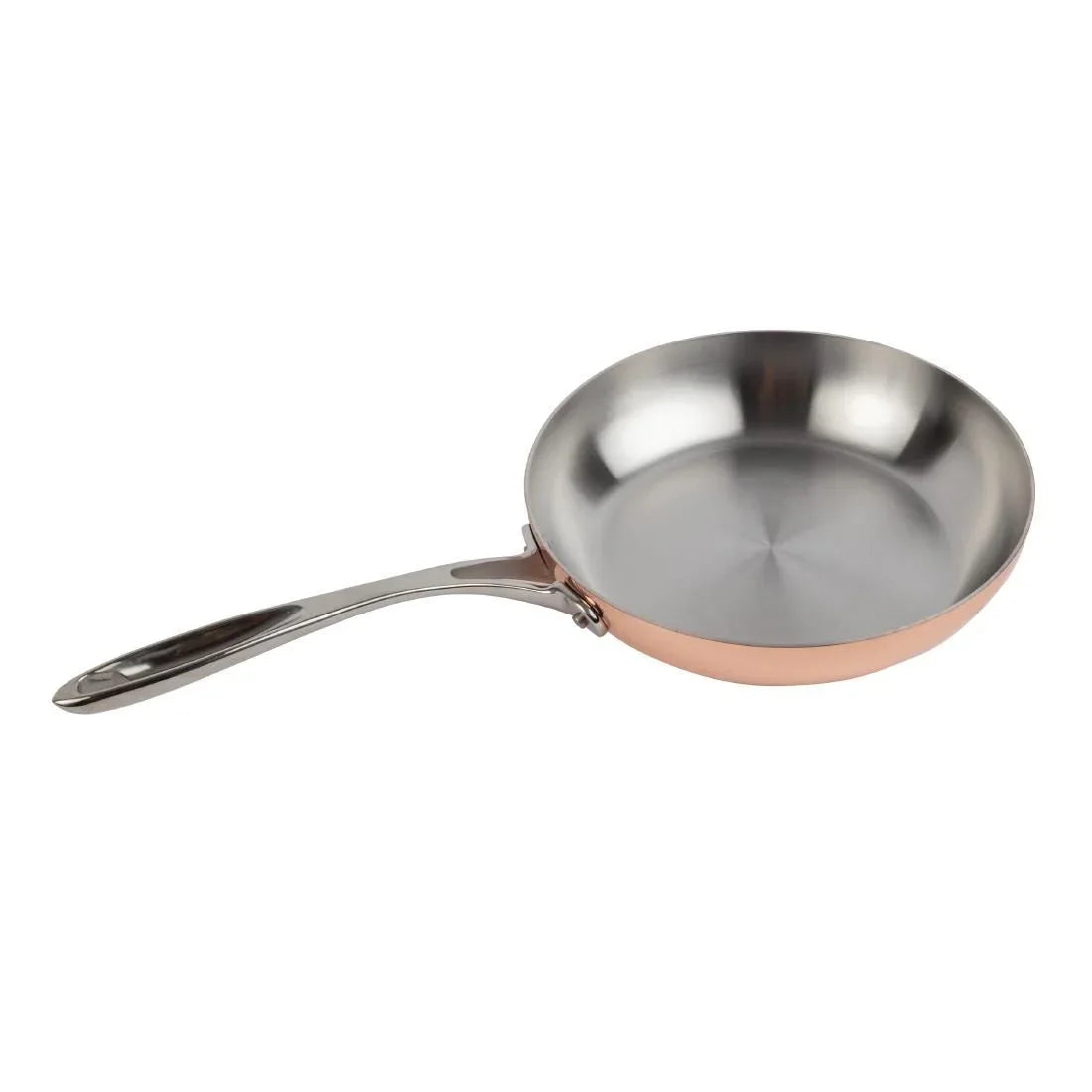 CM679 Vogue Tri Wall Copper Frying Pan 240mm - JD Catering Equipment Solutions Ltd