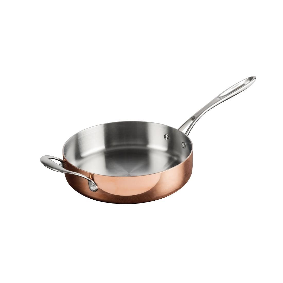 CM676 Vogue Tri Wall Copper Saute Pan 240mm CM676