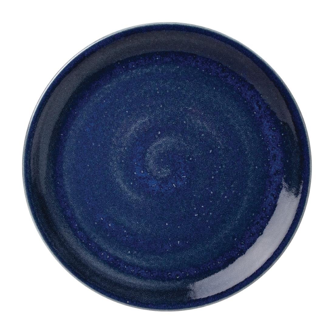 VV1820 Steelite Vesuvius Coupe Plates Lapis 203mm (Pack of 12)